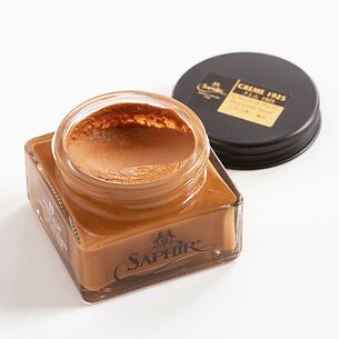 Saphir Pflegecreme hellbraun