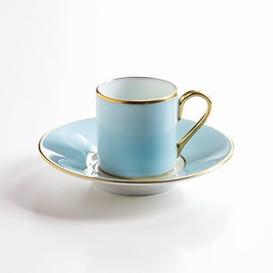 Porcelaine de Limoges Mokkatasse Opal/Golddekor