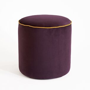 Samtpouf Audrey Lila/Gelb