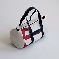 Tasche aus Segeltuch klein mit  roter Nummer