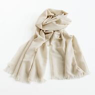 Kashmir Loom x Torquato Pashmina-Schal Ivory