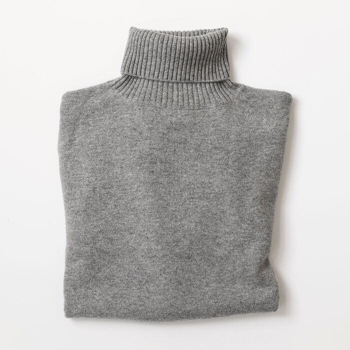 Sunday in Bed X Torquato Merino-Kaschmir-Pullover Grau S