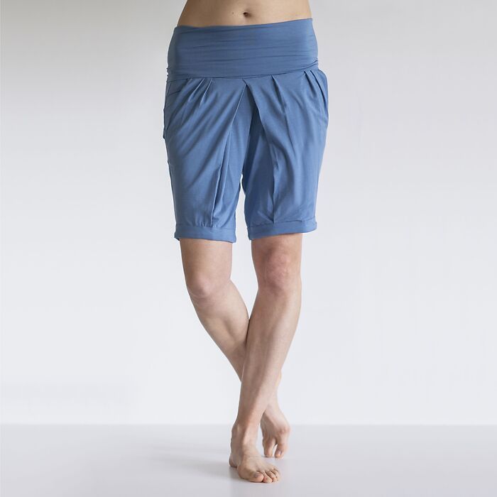 Sunday in Bed X Torquato Pyjamahose Mila Shorty Blau M