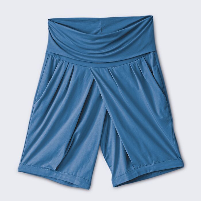 Sunday in Bed X Torquato Pyjamahose Mila Shorty Blau XL