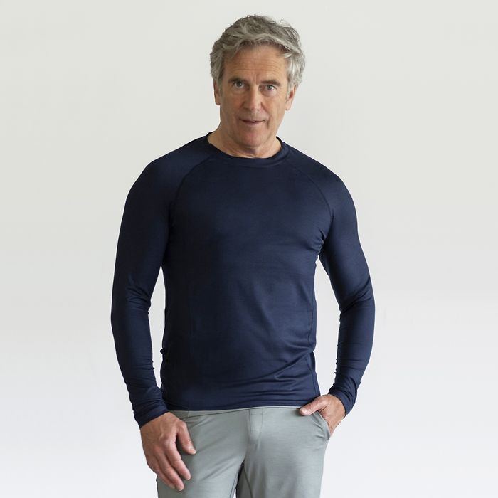 Dagsmejan Herren Stay Cool Long Sleeve Navy Blue Gr. XL