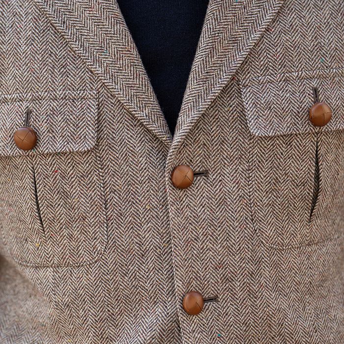 Risby & Leckonfield Four-Pocket-Tweed-Sakko Sinclair Gr. 48