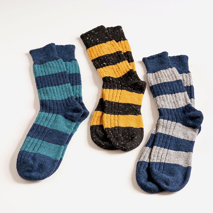 Corgi Donegal-Tweedsocken Graphite/Ochre M (41,5-43)