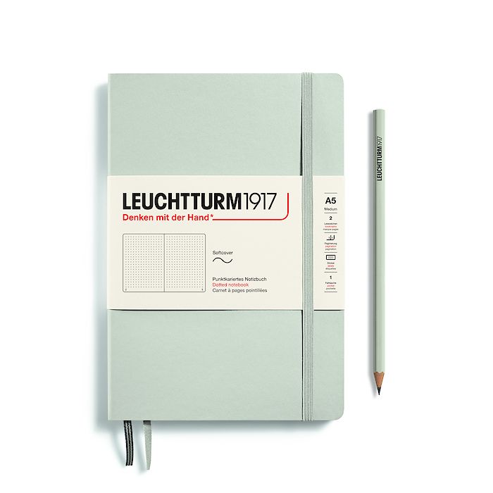 Leuchtturm1917 Notizbuch A5 dotted Light Grey