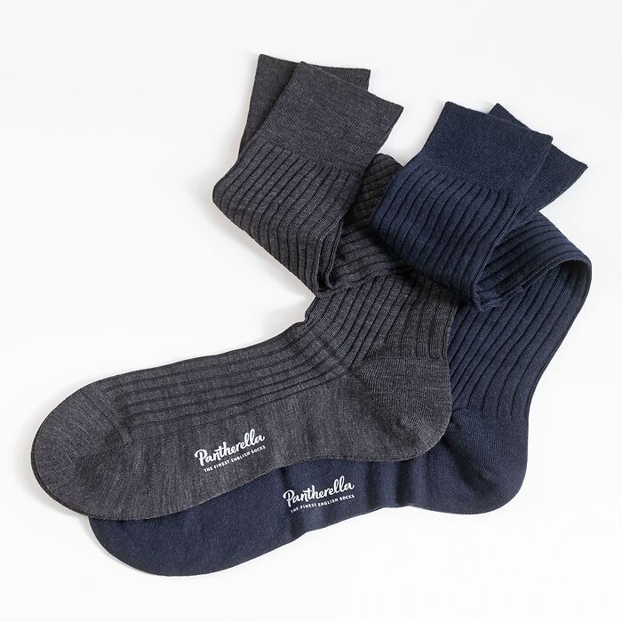 Pantherella Socken Laburnum Charcoal Gr. L