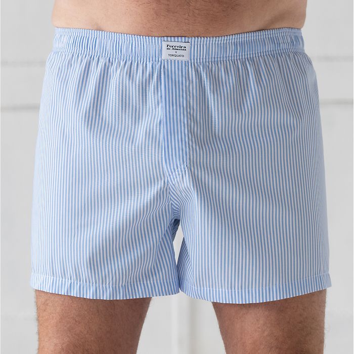 Ferreira de Almeida X Torquato Boxershorts Blau gestreift S