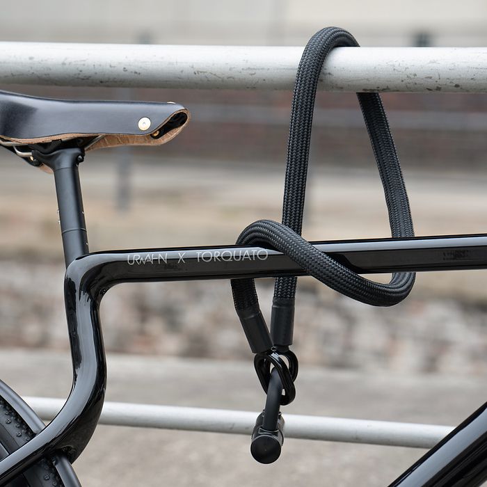 Tex-Lock Eyelet Fahrradschloss Schwarz mit Bügelerweiterung