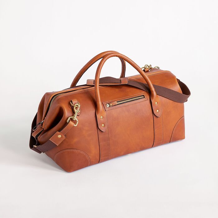 Hammann X Torquato Weekender Boardsize Stierleder Cognac