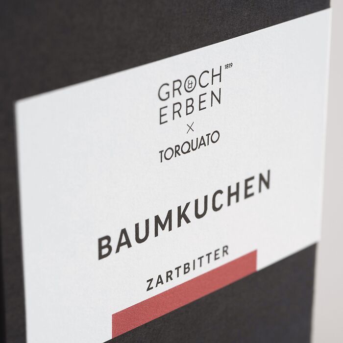 Groch & Erben X Torquato Baumkuchen 2 Ringe Vollmilch