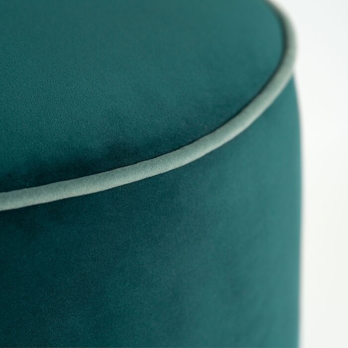 Samtpouf Audrey Petrol / Mint